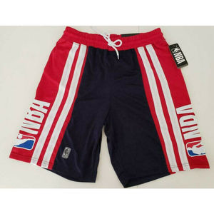 NBA Men's Shorts Basketball Official Licensed Logo Sportswear Blue Red New M